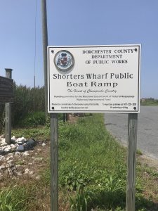 Shorters Wharf sign